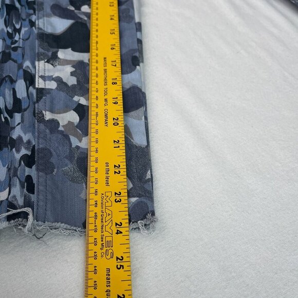 Logo by Lori Goldstein Petite Ink Camo Twill Utility Denim Jacket Pants Set 14P* - Picture 15 of 16